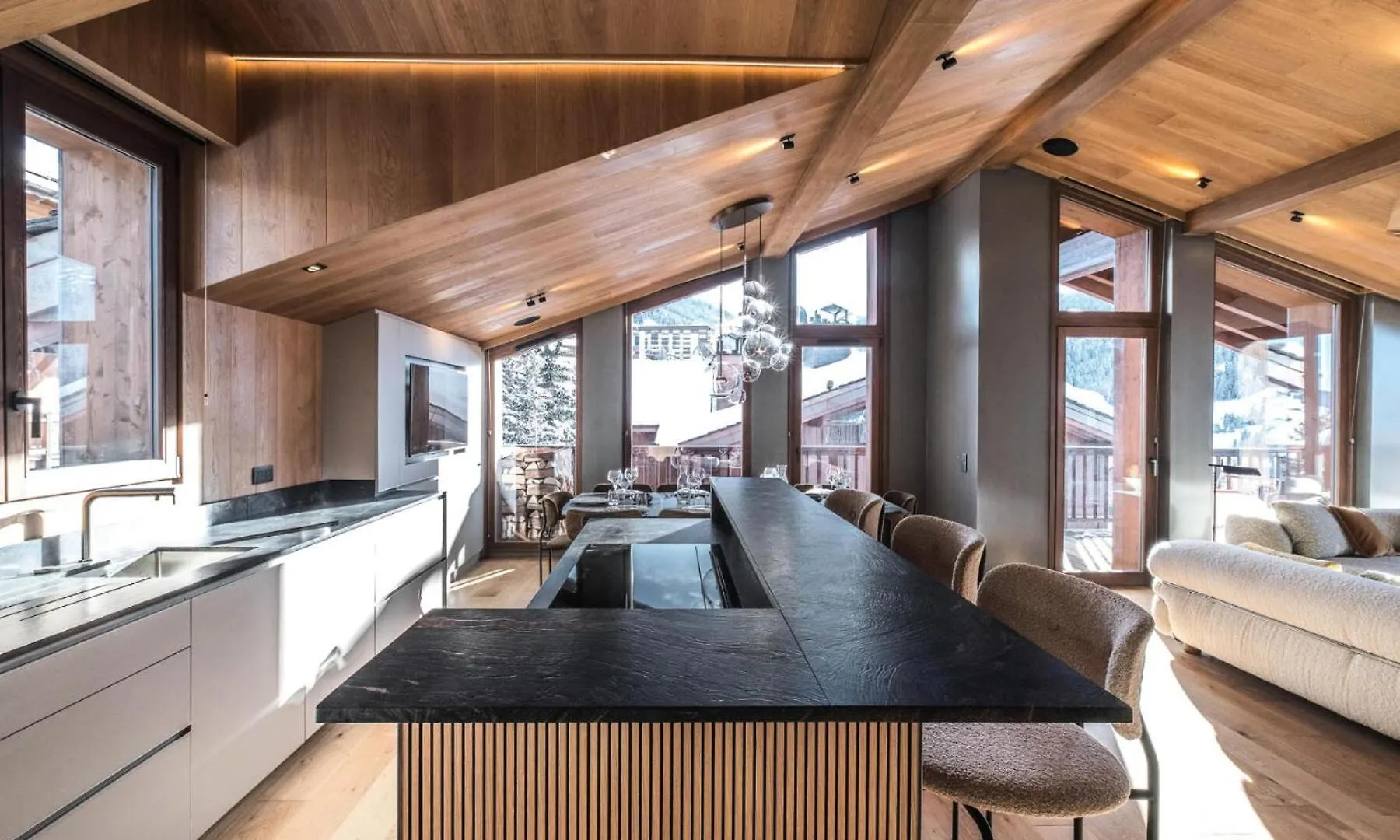 Residence Belle Place - Chalets Pour 10 Personnes 374 Courchevel Apartment