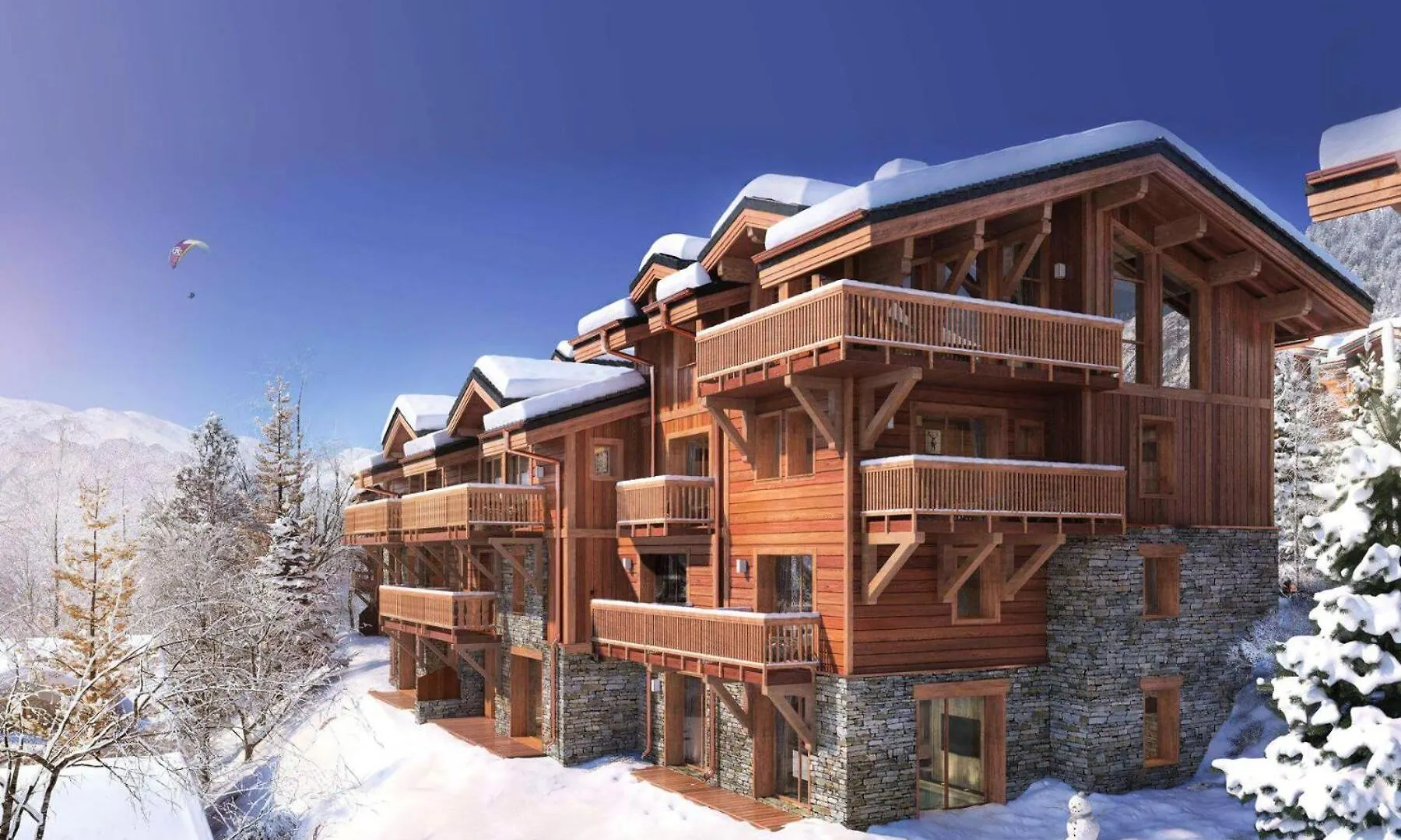 Apartment Residence Belle Place - Chalets Pour 10 Personnes 374 Courchevel